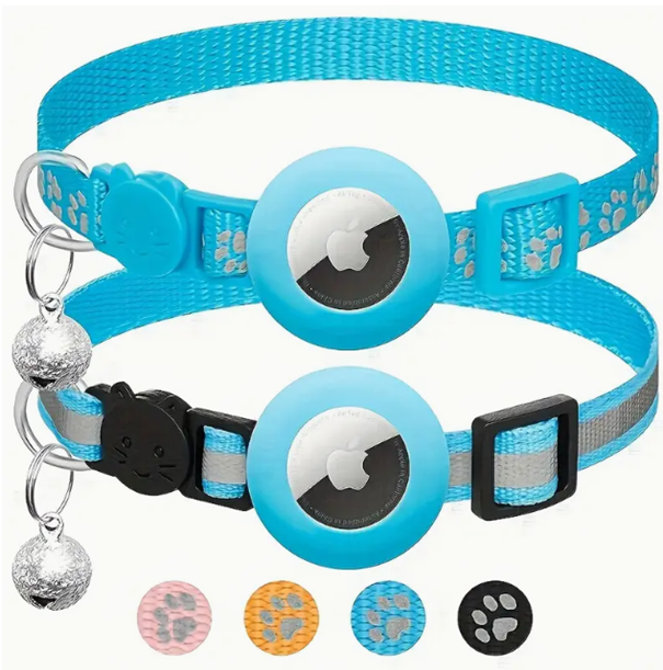 Katzenhalsband mit Airtaghalter