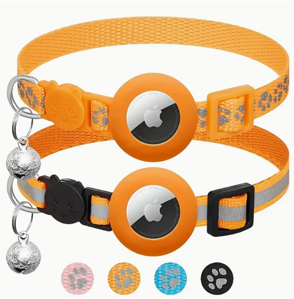 Katzenhalsband mit Airtaghalter